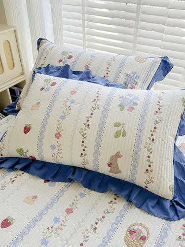 IYR7 100% Cotton Fitted Sheet Set with Pillow Shams and Duvet Cover - Three-Piece Bedding Set for Futon, valid for all four seasons,