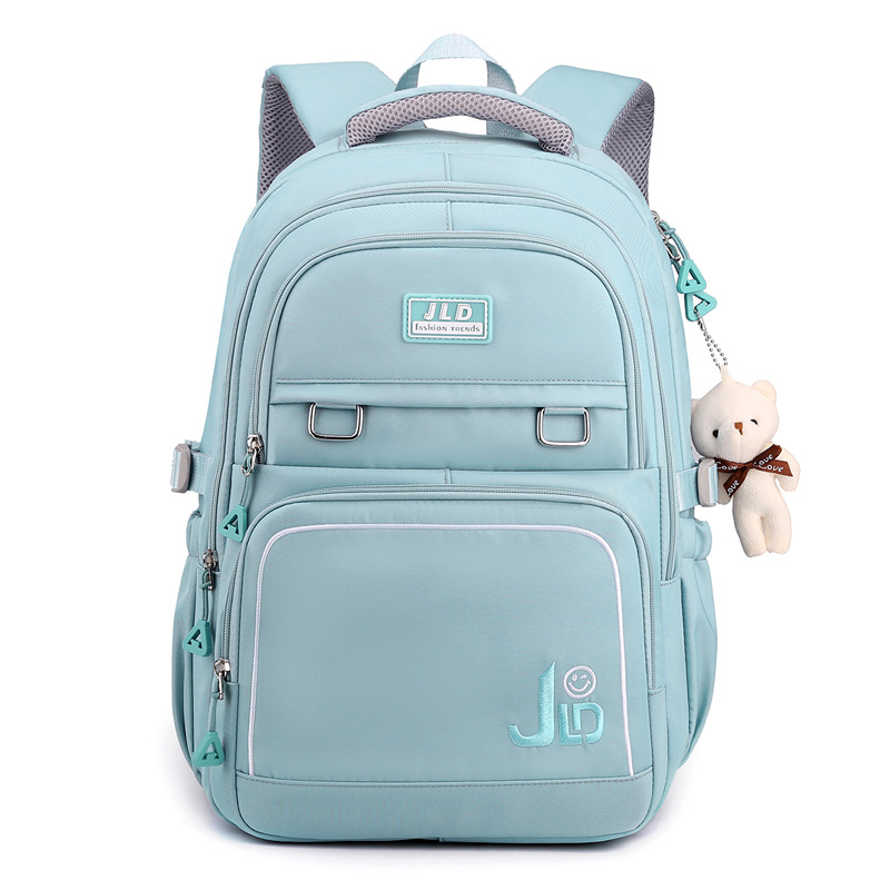 Ultra-ligero de gran capacidad junior high school student schoolbag estudiante universitario viaje mochila impermeable estudiante de secundaria de alto aspecto chica mochila
