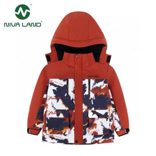 Nweiland genuine goods Winter Boys and Children's Cotton Ski Suit Weatherproof Thickened Jacket