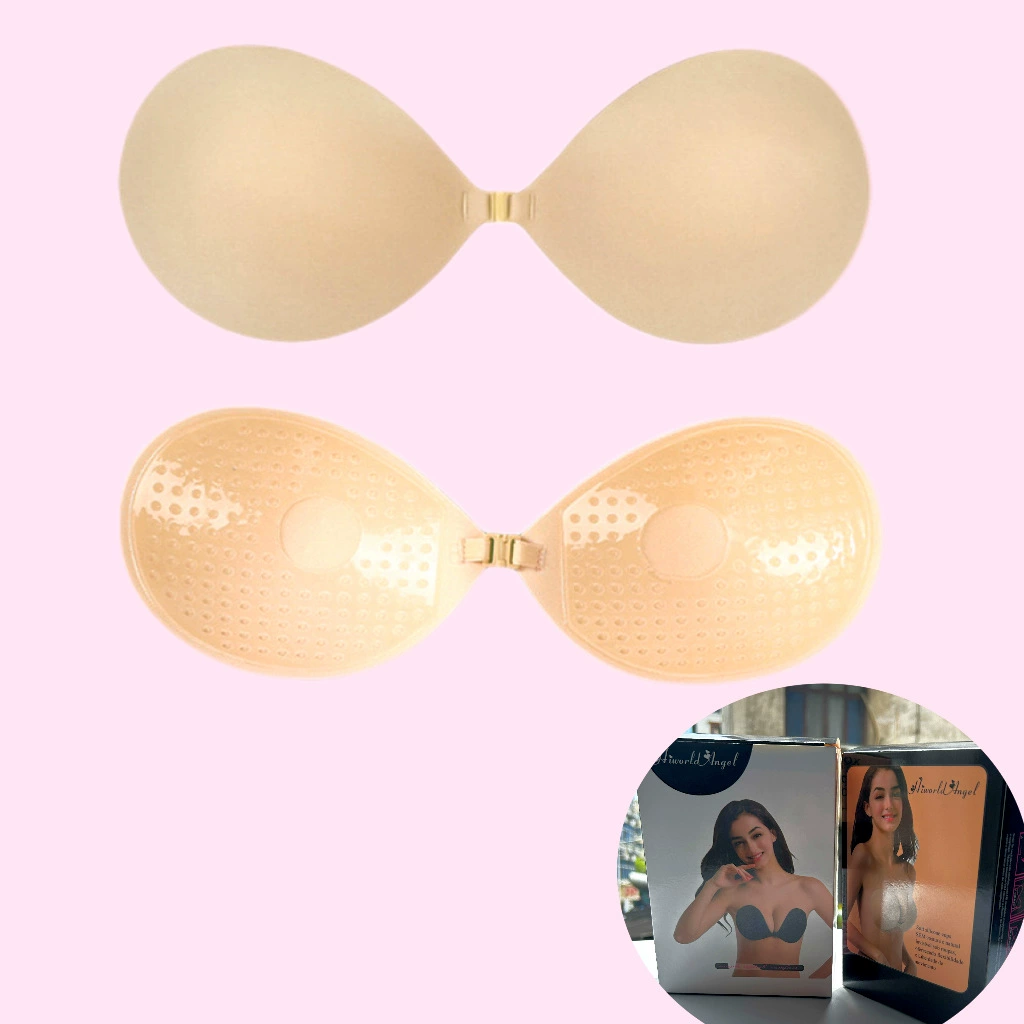 Nipple stickers silicone thin breathable — invisible adhesive bra pads, sizes A–D, 0.5 cm