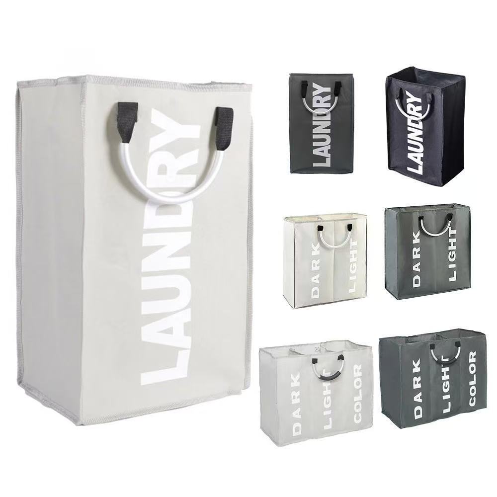 Tela Oxford, cambio de ropa, almacenamiento de ropa, canasta de ropa sucia, bolsa de almacenamiento plegable portátil, bolsa de almacenamiento de acabado simple