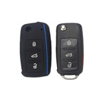 适用大众途安高尔夫6钥匙套朗行朗境polo GTI捷达速腾宝来锁匙包