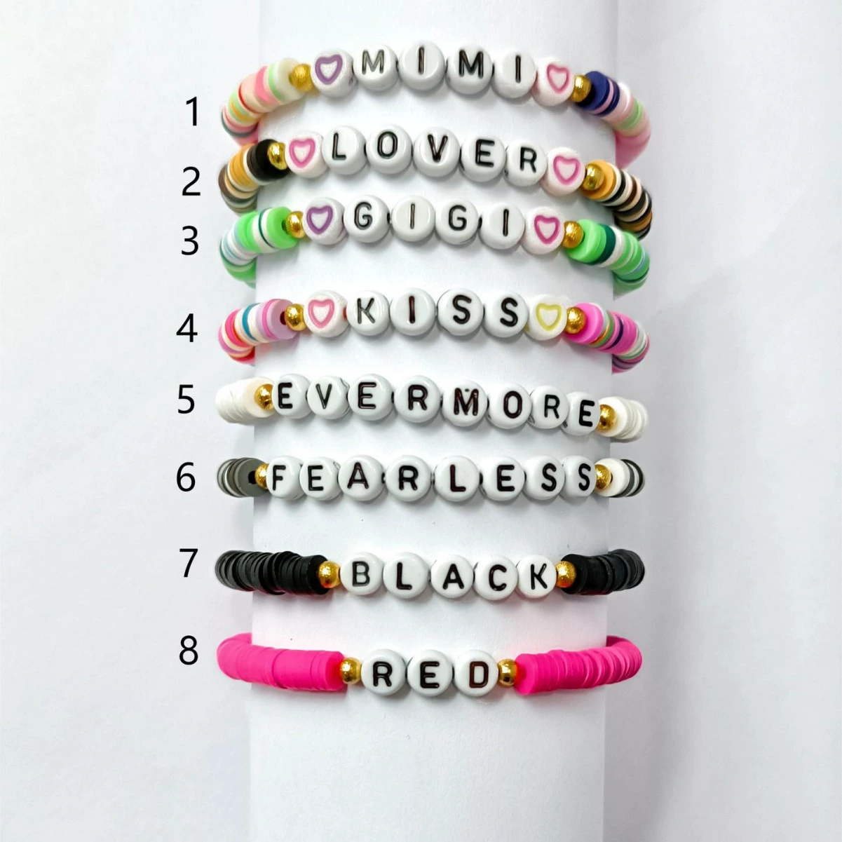 Amazon трансграничный европейский и американский популярный 6-миллиметровый красочный буквенный мягкий керамический браслет Sunshine Beach браслет в богемном стиле