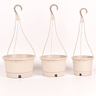 Hanging Pot Flower Pot Hanging Thickened Plastic Gardening Flower Pot Hanging Pot Hanging Pot Fleshy Green Rose Pot Hanging Pot