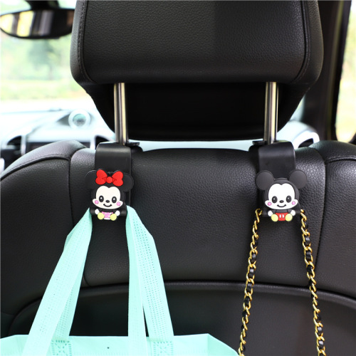 T car hook car seat back creative cartoon cute car multifunctional small hook in the back seat