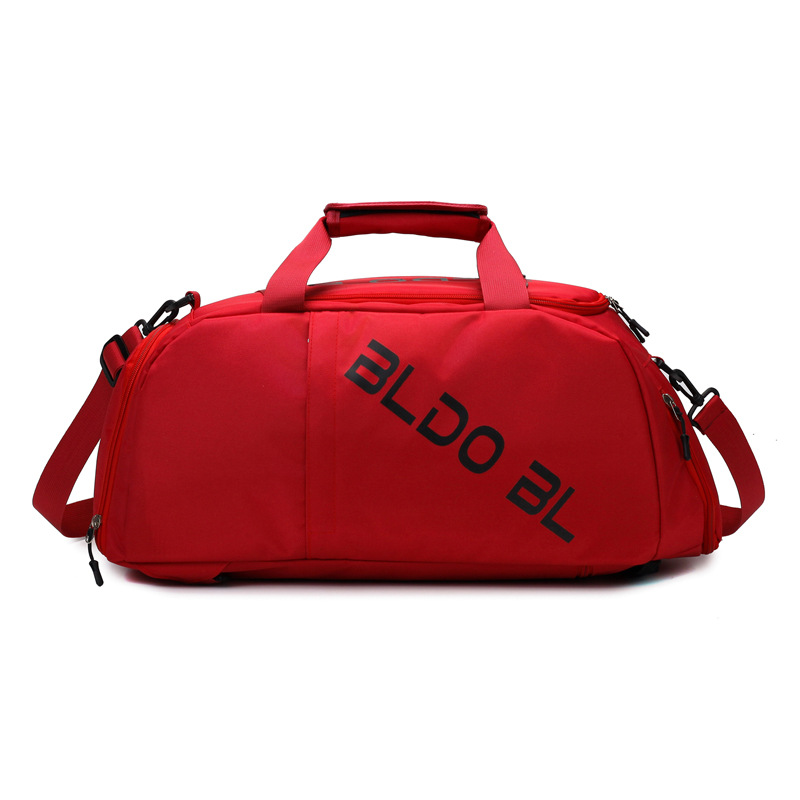 Bolsa de equipaje multifuncional para hombres y mujeres de comercio exterior, bolsa de viaje portátil de gran capacidad, separación seca y húmeda, bolsa de ejercicios de doble zapato