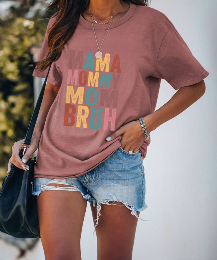 Femmes T-shirt Manche Courte T-shirts Impression Mode Lettre display picture 32