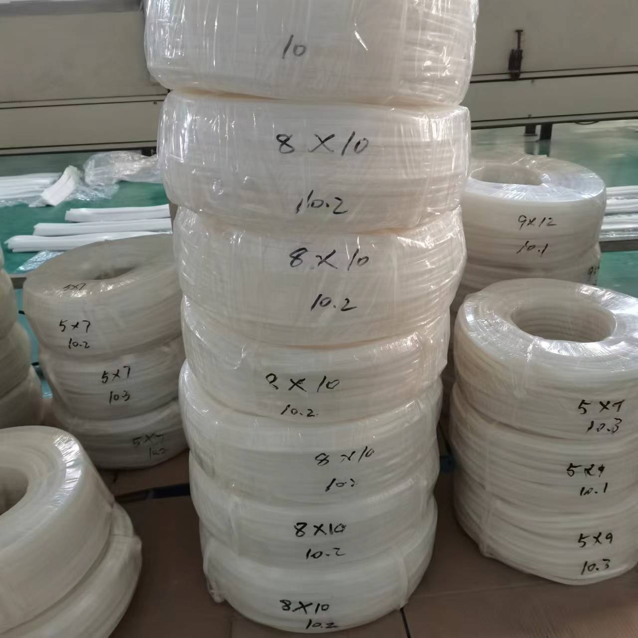 250米耐高温硅胶管8*10环保硅胶水管软管优质挤出硅胶管整卷优惠