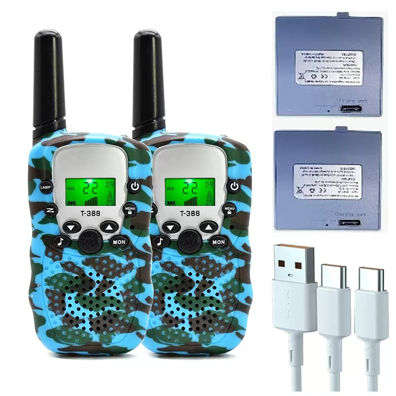 严选充电款跨境货源儿童对讲机批发玩具对讲机手持户外亲子亚马逊