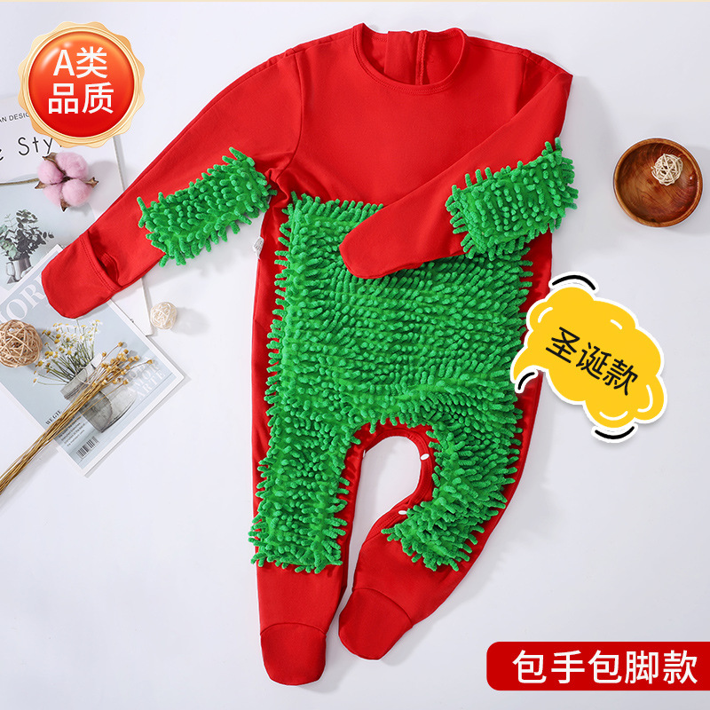 Red and green hand and foot wraps