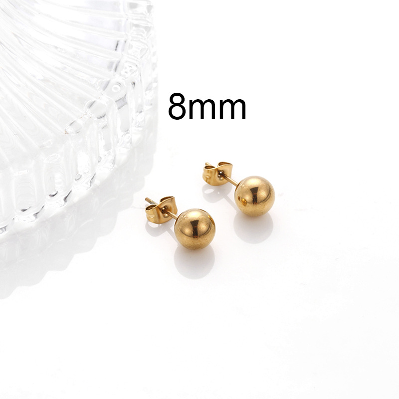7g Weight Ear Studs Classification 1 Pair Quantity 316 Stainless Steel Geometric Simple Style Ear Studs For Unisex