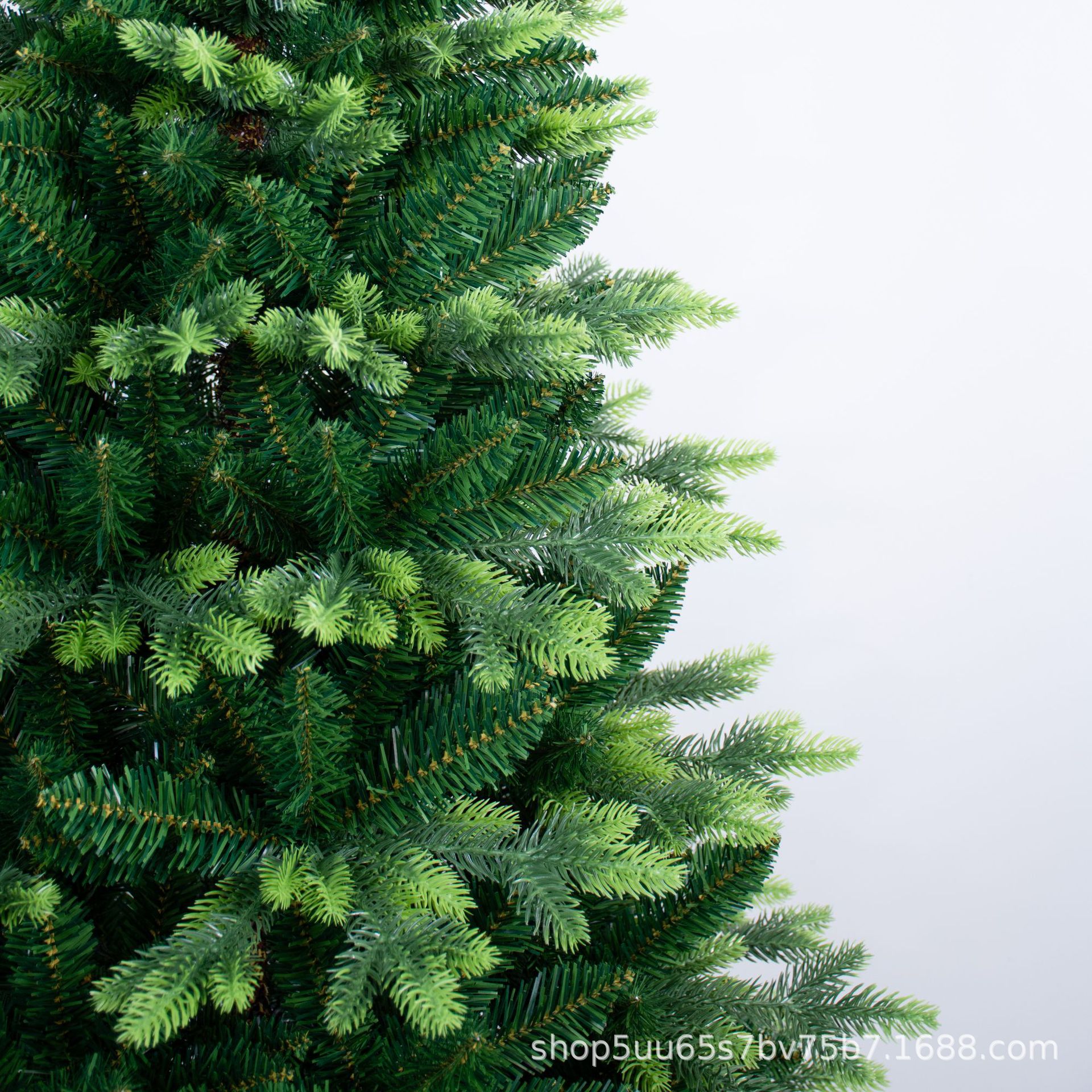 Nuevo árbol de Navidad tierno PE agudo árbol de Navidad grande decoración árbol de simulación verde cifrado árbol de Navidad automático