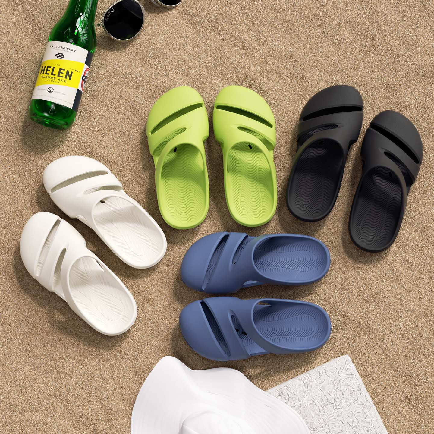 Nieuwe heren- en damesschoenen, geschikt voor water, hoogwaardige schoenen om in beekjes te waden en te zwemmen, met zachte, antislip en snijbestendige zolen._voghion.com