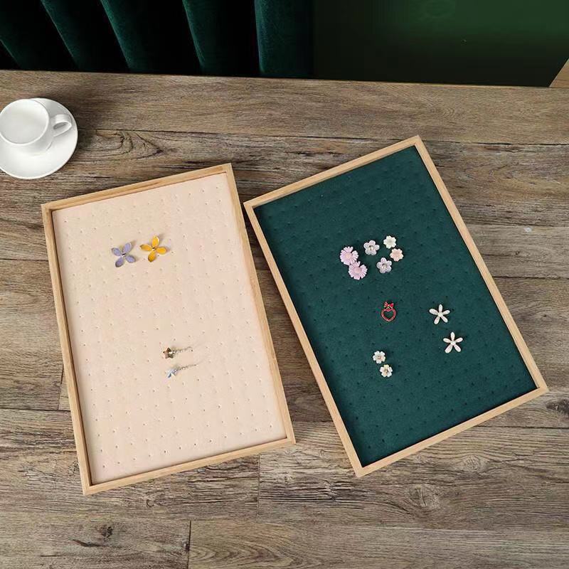 竹木百位耳钉盘 夜市摆摊饰品盘耳环首饰盘 珠宝柜台展示道具批发