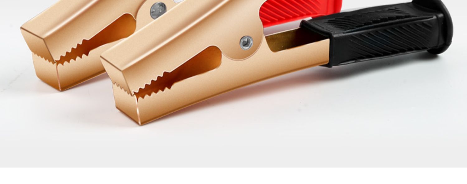 Thickened battery clip pure copper live wire car strong alligator clip battery wire connection clip small size