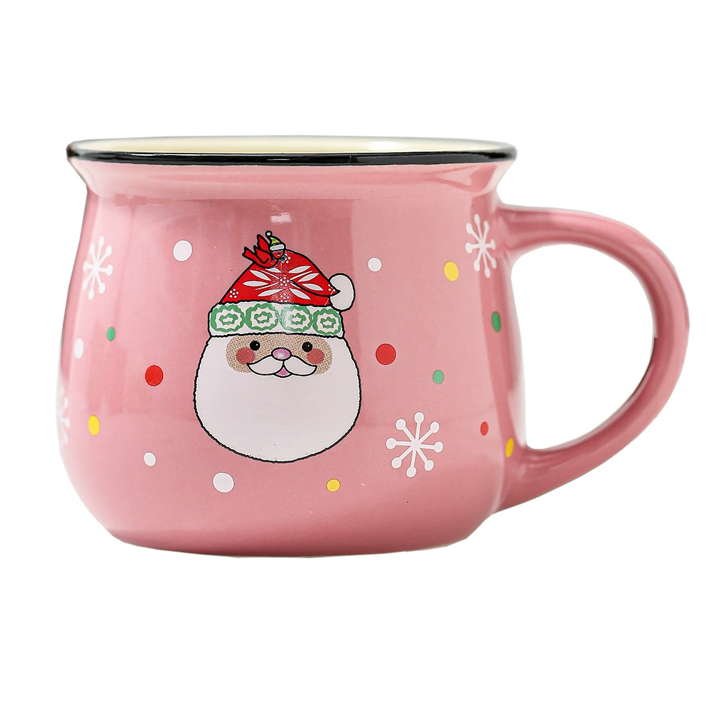 Керамическая кружка Christmas, милый олень, водяная кружка дома для студента, кофейная кружка в мультфильме, Рождество