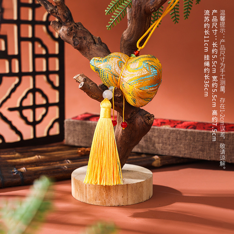 古风葫芦香囊刺绣挂件平安祈福挂件香包节日活动礼品车载挂香包|undefined