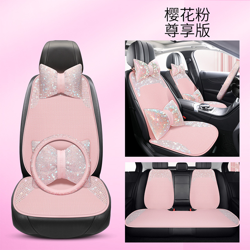 Seat cushion, seat cover – Universal Seat Cushion Summer - xms-sakura-pink-premium-version