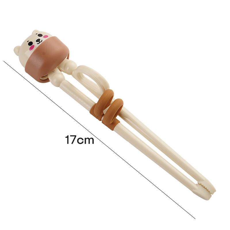 쌀 갈색 곰 학습 젓가락