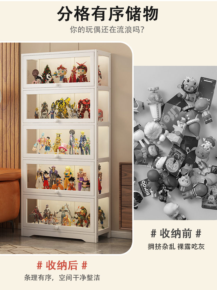 Estantería estante de almacenamiento de piso moderno minimalista hogar niños estudiante armario escritorio multi-capa simple mano gabinete