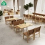 饭店高档实木组合桌椅