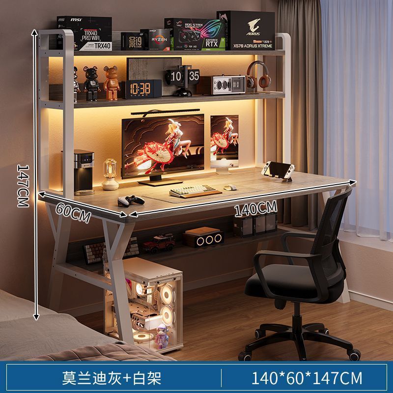 140x60cm double layer morandi gray + white frame