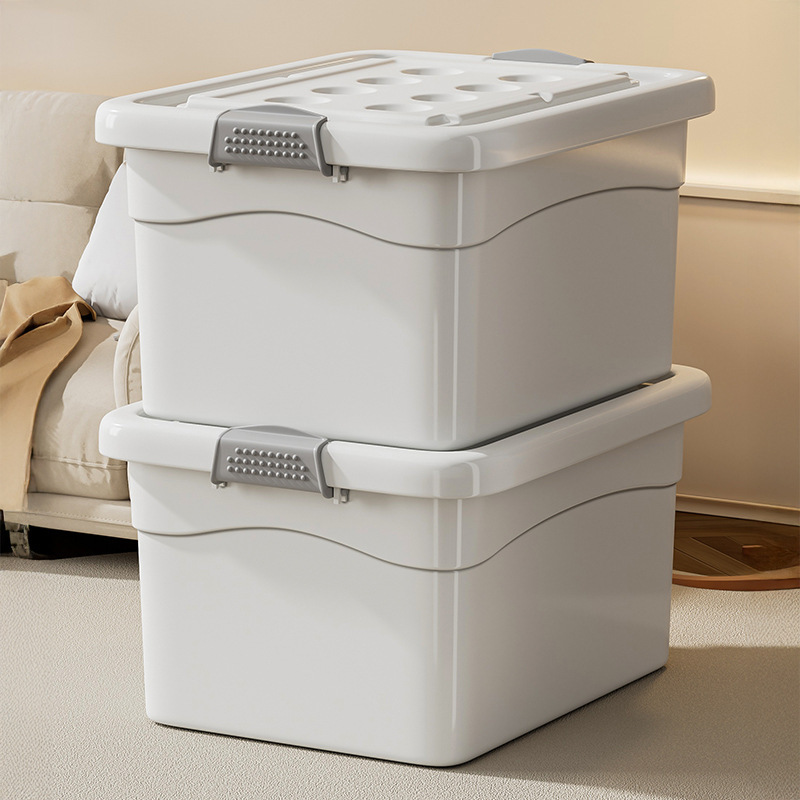 Storage Box Household Storage Clothes Toy Storage Box Large Capacity Extra Large Plastic Backup Book Snack Storage Box