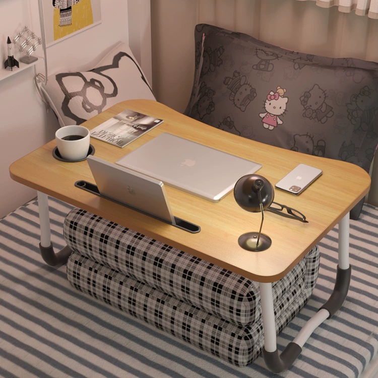 Складной столик для кровати, небольшой столик для общежития, учебы, ноутбука, стол для ленивого дома, стол для эркера