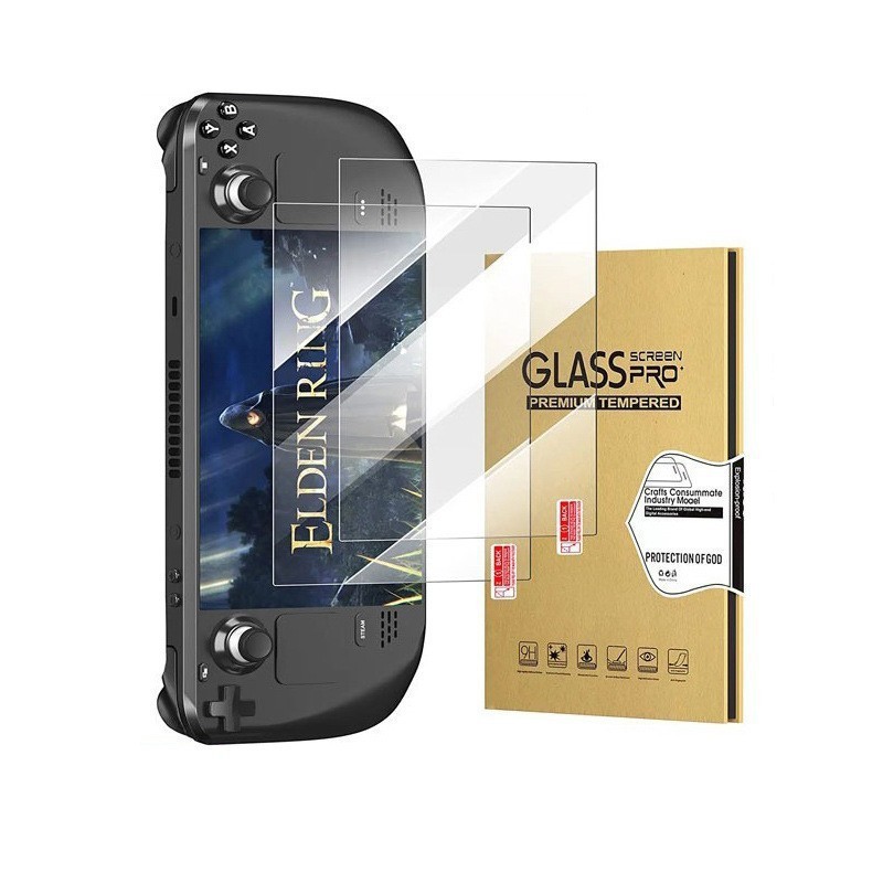 Vapor aplicable deckled consola de juegos película templada arco Borde de aluminio de alta cubierta de pantalla completa película protectora esmerilada azul