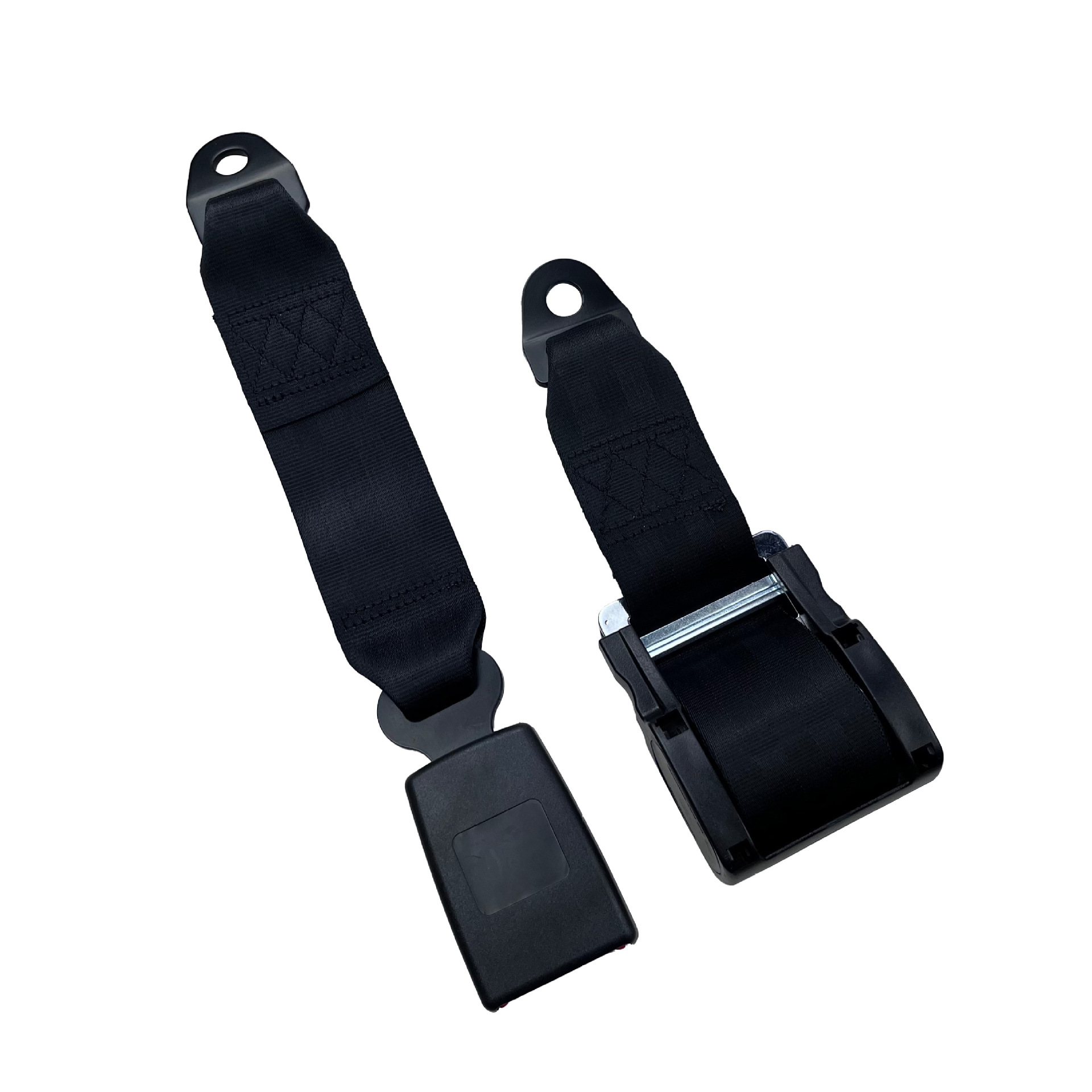 Car automatic telescopic seat belt two-point car base safety belt school bus modified pallet cargo binding belt