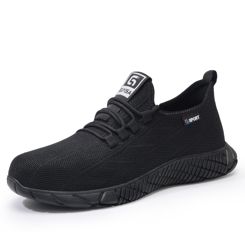 Zapatos de Seguridad Anti-impacto y Anti-perforación de Tejido Volador Transpirables para Trabajo image 17