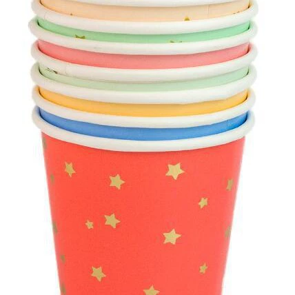 Mixed five-pointed star paper cups