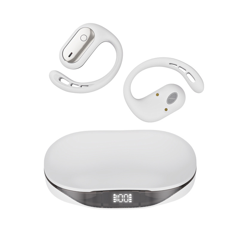 2025 新しいスマート AI 翻訳 XG99 Bluetooth ヘッドセット超長バッテリー寿命 OWS 非インイヤー外部再生耳掛けタイプ|undefined