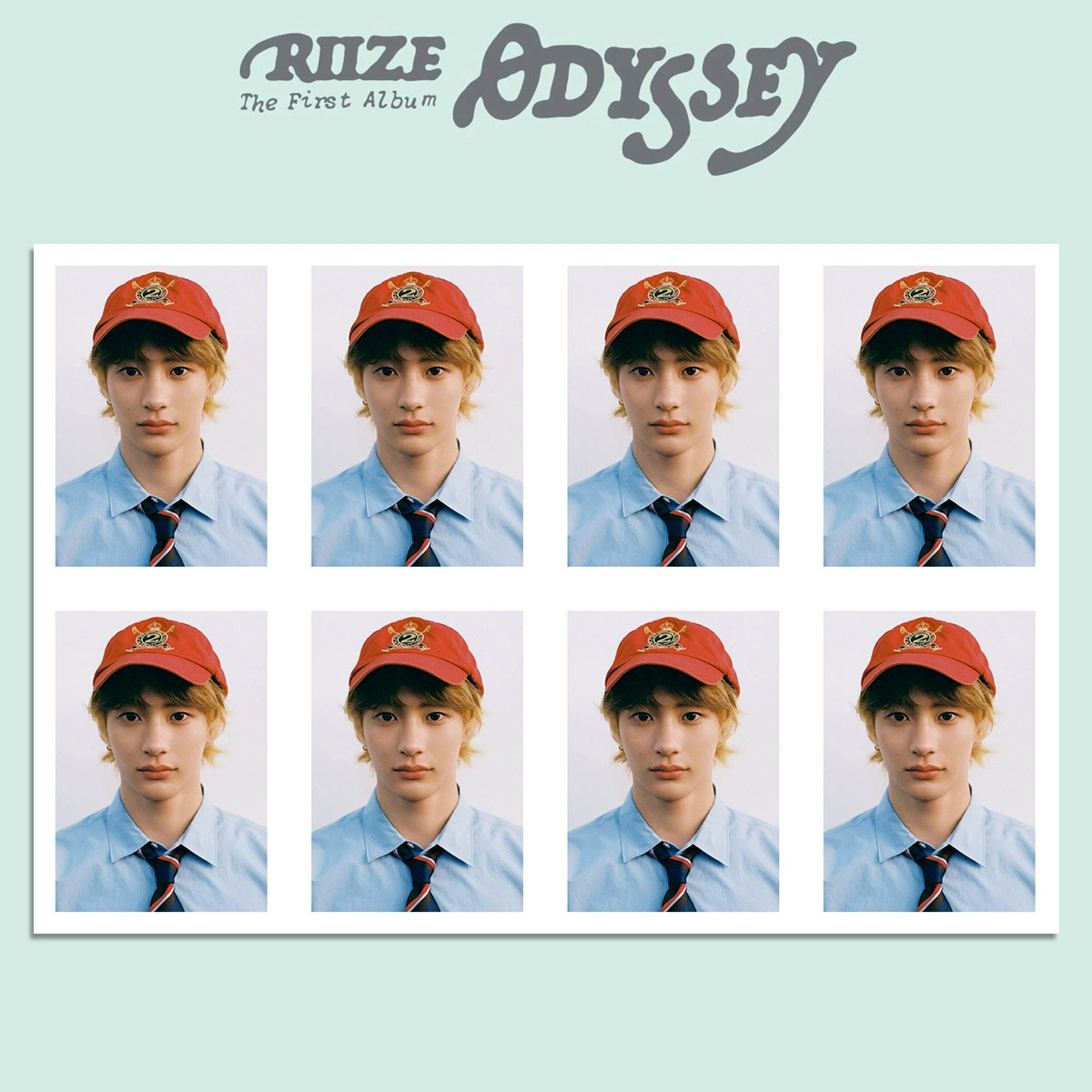 RIIZE новый альбом ODYSSEY ID фотография один дюйм фото BRIIZE фотография EUNSEOK тянуть стул
