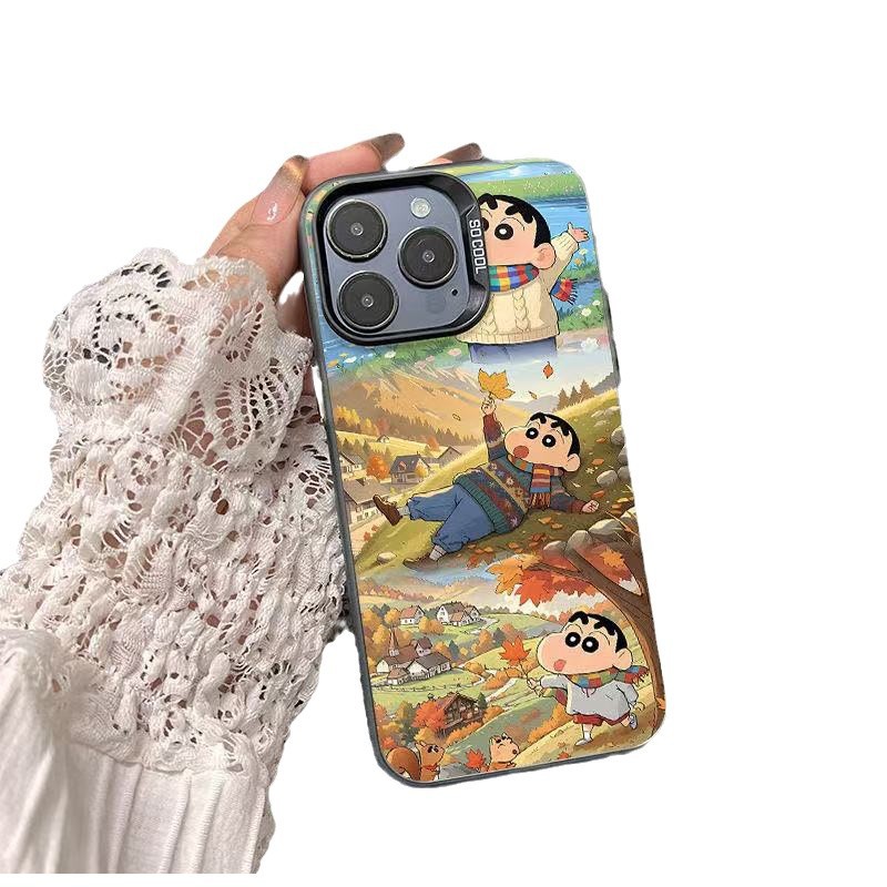 Nuevo estilo pequeño nuevo aplicable iPhone 16 funda para teléfono móvil Apple 15promax/14 estilo japonés y coreano 13pro/12mini