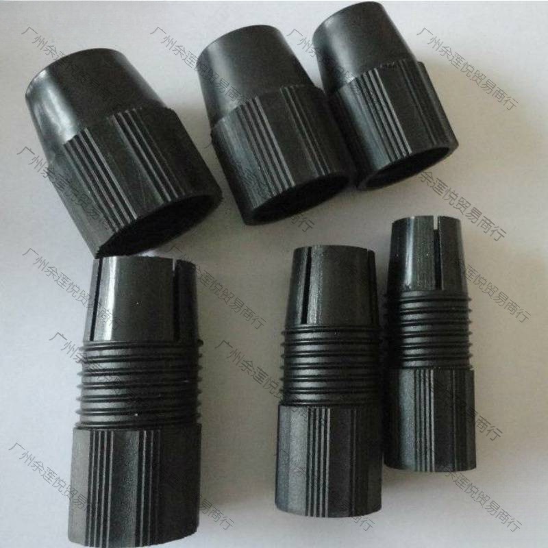 旋转拖把配件 伸缩杆锁扣不锈钢管伸缩杆竿外锁扣拖把杆塑料外锁#