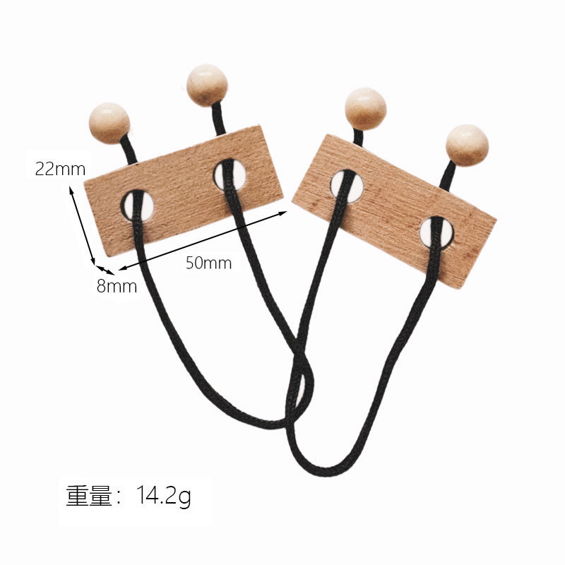Rompecabezas Kongming de Madera de Loto, Desarrollo Cognitivo, para Niños image 96