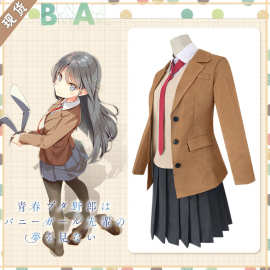 猪头少年樱岛麻衣C服兔女郎学姐cosplayJK制服角色扮演服学院风
