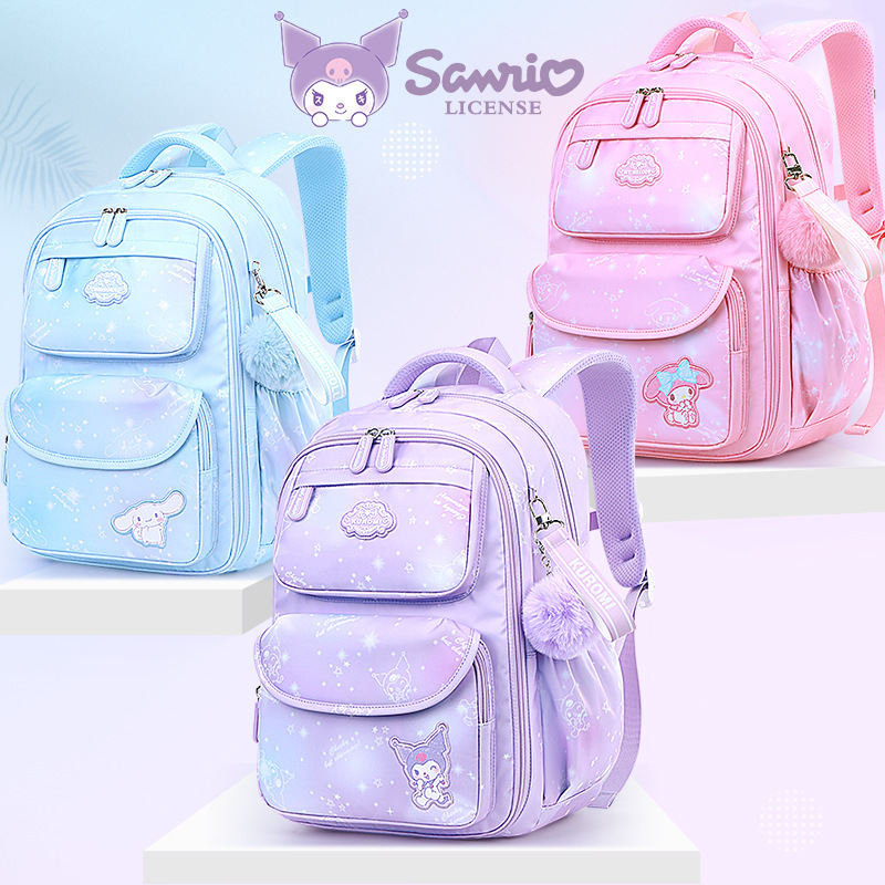 One, three to three primary school students kulomi -1 girl new children's burden reduction -2025 light schoolbag female sixth grade 6