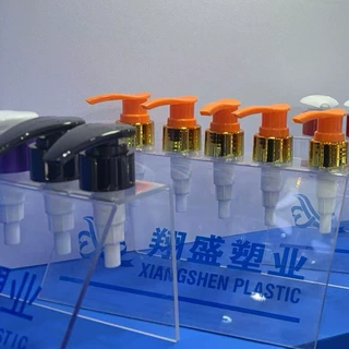 电化铝亚金色乳液开关泵 洗手液洗发水沐浴乳身体乳精油按压泵