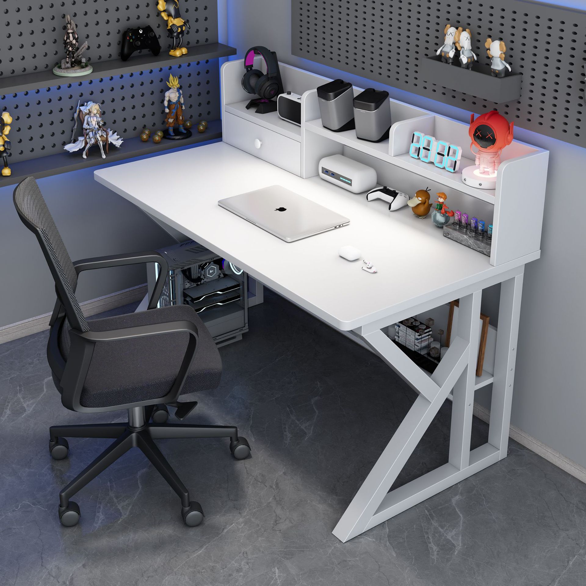 Mesa de computadora de escritorio simple mesas y sillas de deportes electrónicos escritorio doméstico escritorio de escritorio de estudiantes escritorio de dormitorio escritorio escritorio de oficina escritorio image 3