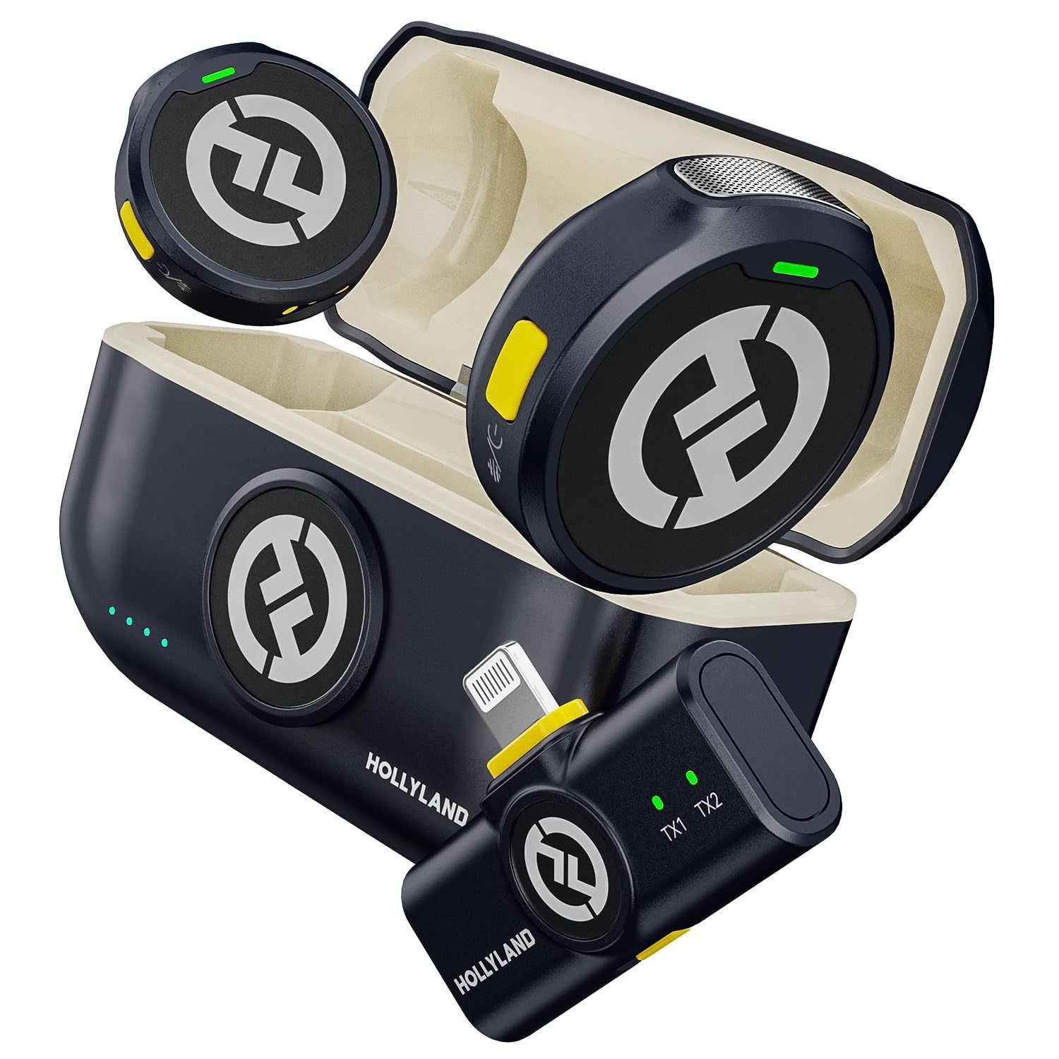 Micrófono inalámbrico Hollyland Lark M2 Micrófono Lavalier inalámbrico