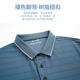 Middle-aged Men's Short-sleeved Polo Shirt Ice Silk Mesh T-shirt Summer Quick-drying Breathable Men's Casual Top Lapel T-shirt