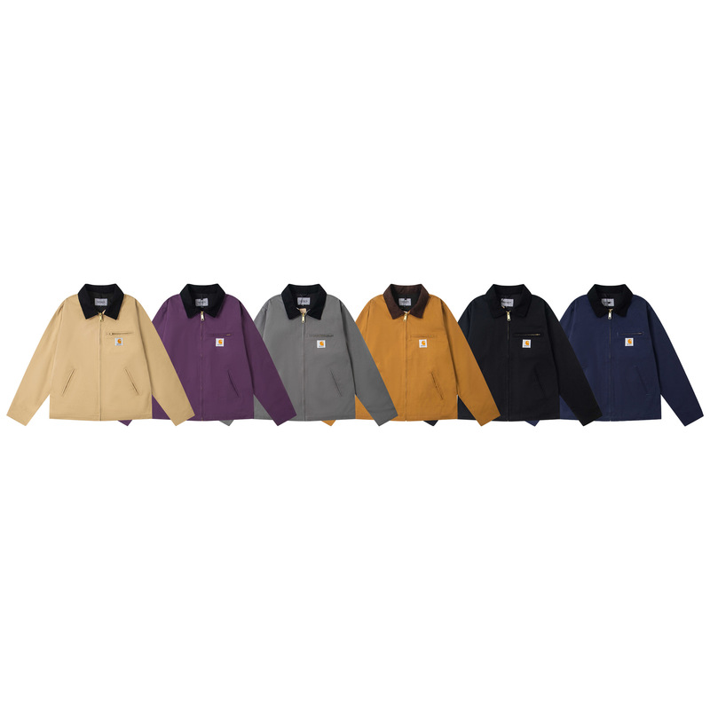 American High Street Carhartt Heavy Canvas Work Jacket Men's and Women's Casual Lapel Jacket Spring and Autum Youth Casual