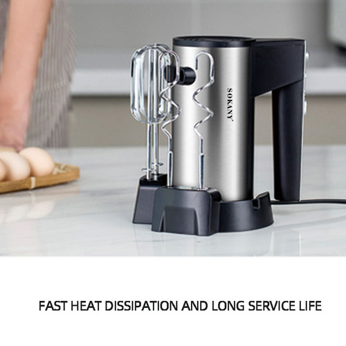 Foreign trade cross-border export household electric egg beater hand blender stainless steel multi-function cake machine