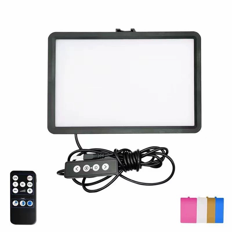 LED осветитель для съёмки CL-380/CL-400/CL-400RGB, 6–8 дюймов, 3000–6000K + RGB, USB 5V 2A