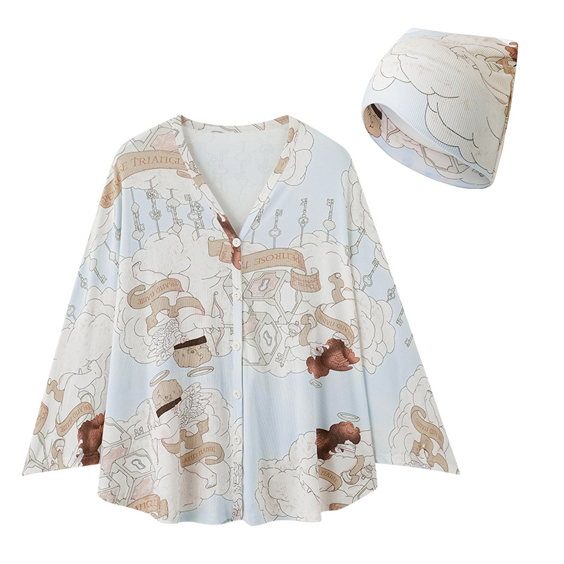 임산부용 수유냅킨, 노출방지 무화과잎, 수유커버, 봄여름 나들이용 다기능 통기성 숄