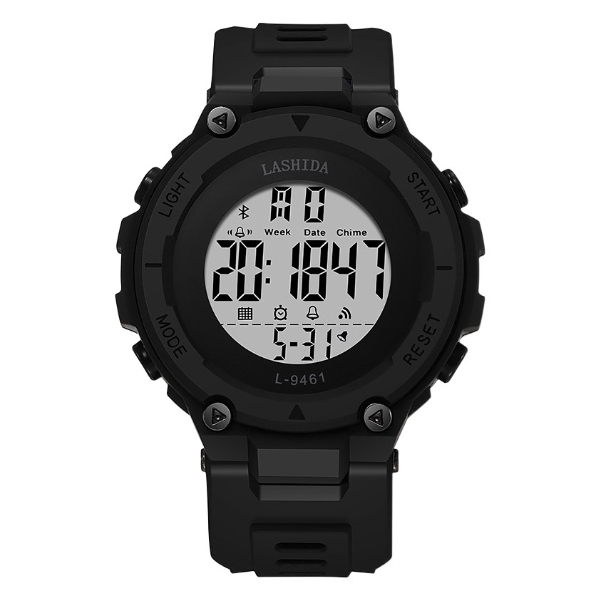 Nuevos deportes al aire libre de la moda de los hombres reloj electrónico de los hombres estudiante multifunción luminosa alarma reloj electrónico al por mayor