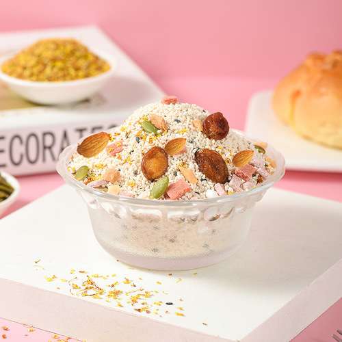 Lotus root starch, fruit pure lotus root starch soup, meal replacement, nut instant granules, lotus root and lotus seed powder for breakfast drink, lotus root starch wholesale