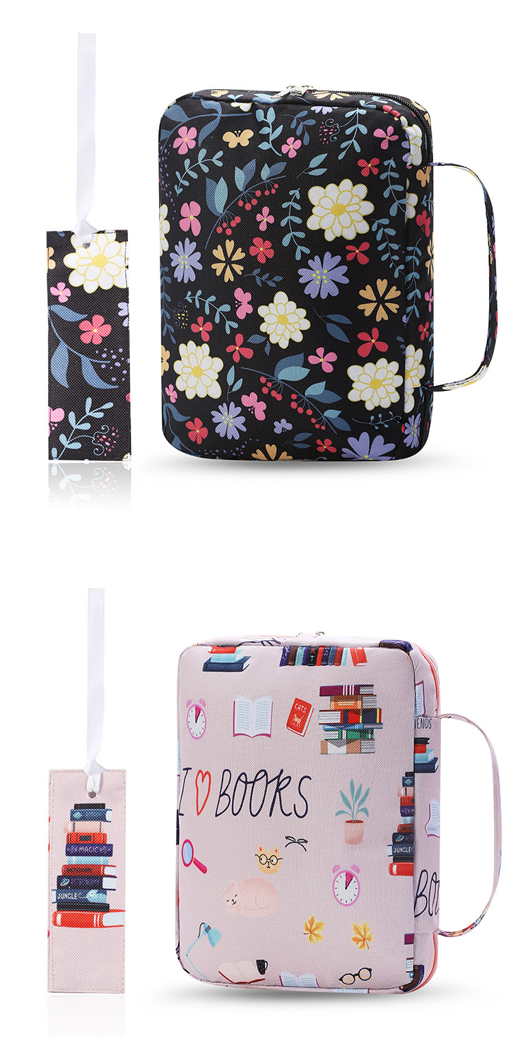 Aufbewahrungstasche Aufbewahrungsbeutel Bedruckte Handtasche Multifunktionale kleine Tasche Schutzhülle für Buch Kosmetiktasche_voghion.com